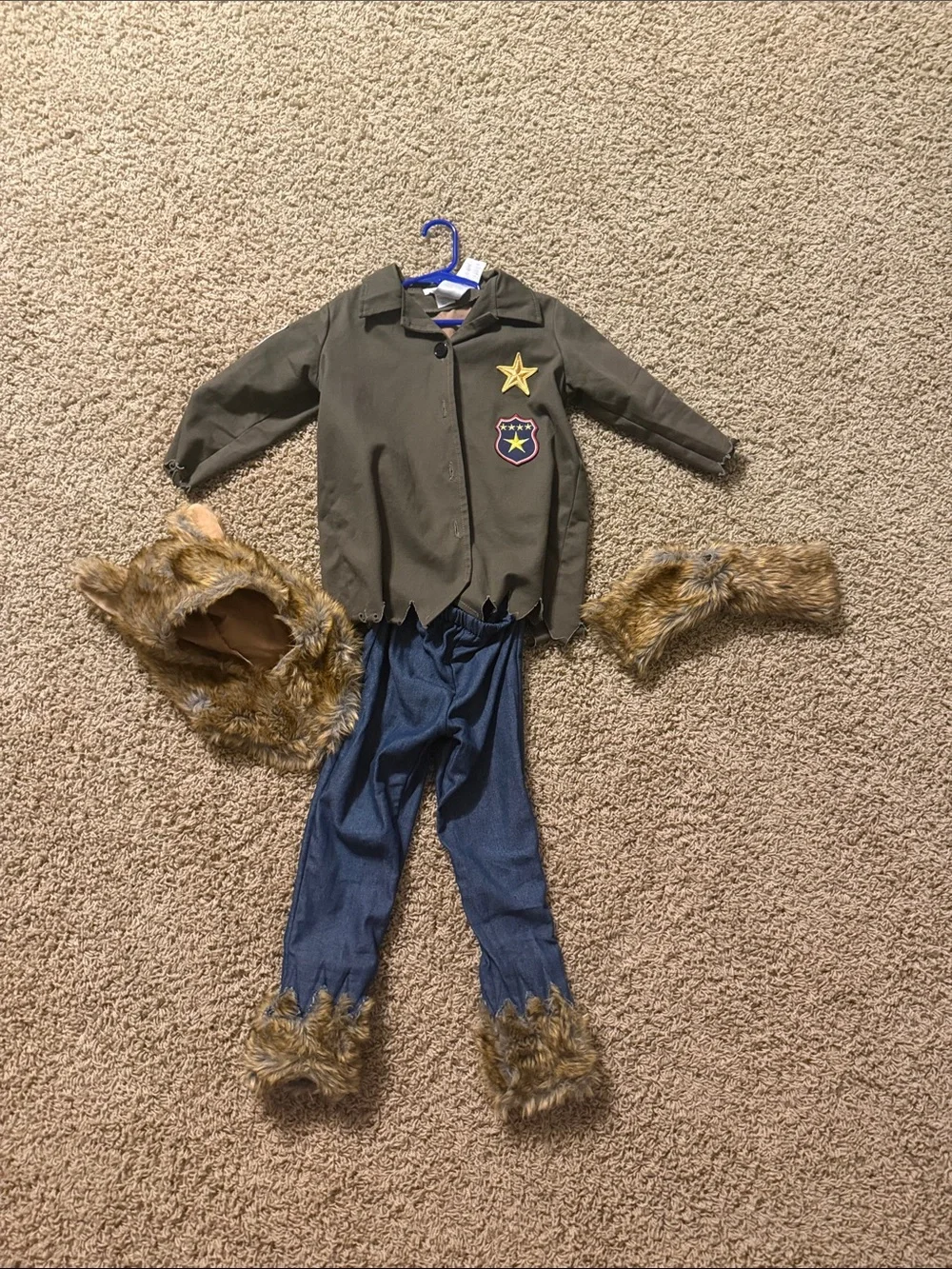 Pottery Barn Werewolf Halloween Costume Size 4-6 - Picture 2 of 7